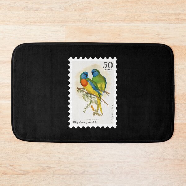 Item preview, Splendid Parakeet (Neophema splendida) Stamp designed and sold by RabbitK.