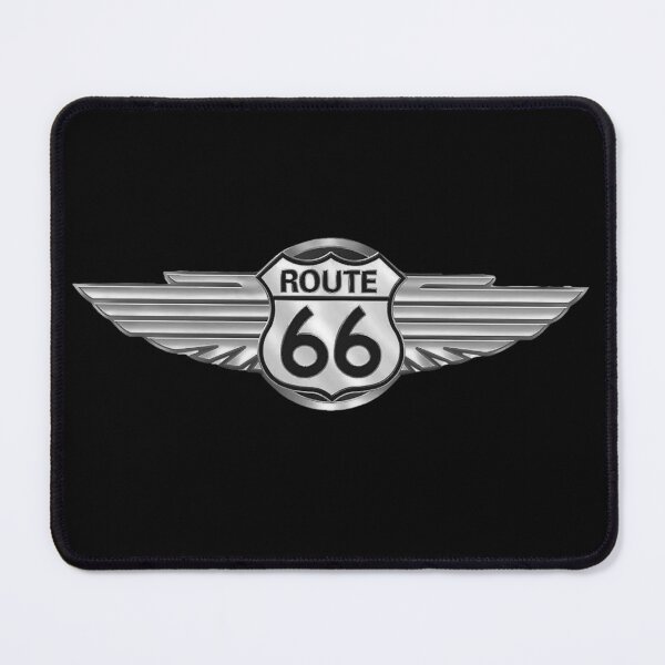 Item preview, route 66 decorative plate, wings designed and sold by Numbers-Art.