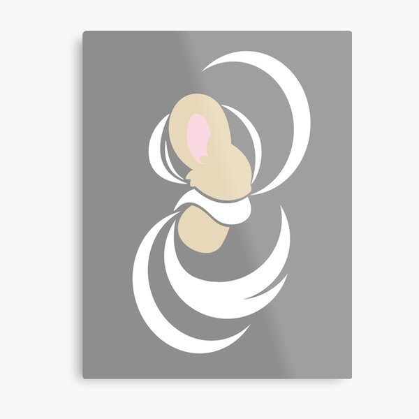 Fast and Fluffy - Shiny Cinccino Metal Print