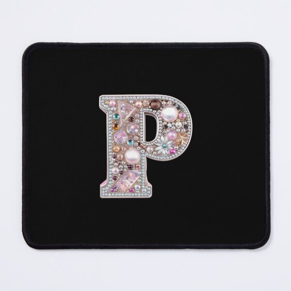 Item preview, Monogram P - Kawaii Gyaru y2k Bling Keitai Style designed and sold by bearslover.