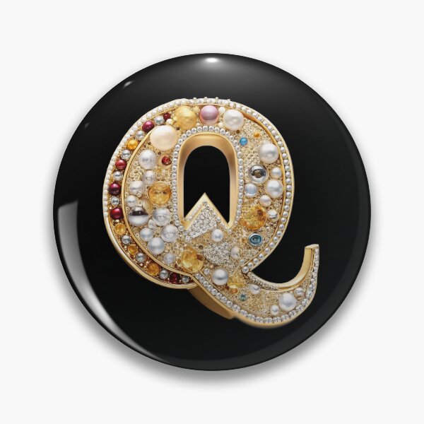 Item preview, Monogram Q - Kawaii Gyaru y2k Bling Keitai Style designed and sold by bearslover.