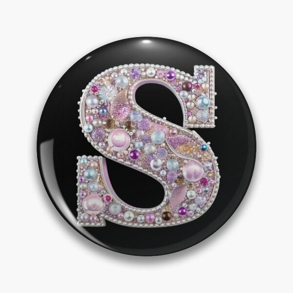 Item preview, Monogram S - Kawaii Gyaru y2k Bling Keitai Style designed and sold by bearslover.