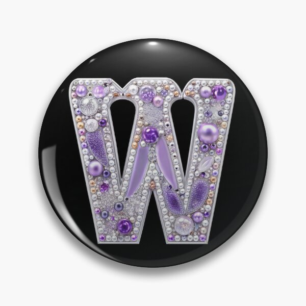 Item preview, Monogram W - Kawaii Gyaru y2k Bling Keitai Style designed and sold by bearslover.