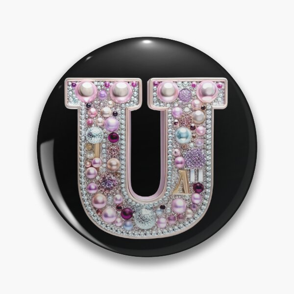 Item preview, Monogram U - Kawaii Gyaru y2k Bling Keitai Style designed and sold by bearslover.