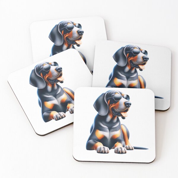 Item preview, Bluetick Coonhound Wearing Sunglasses designed and sold by TheAnimalZ00.