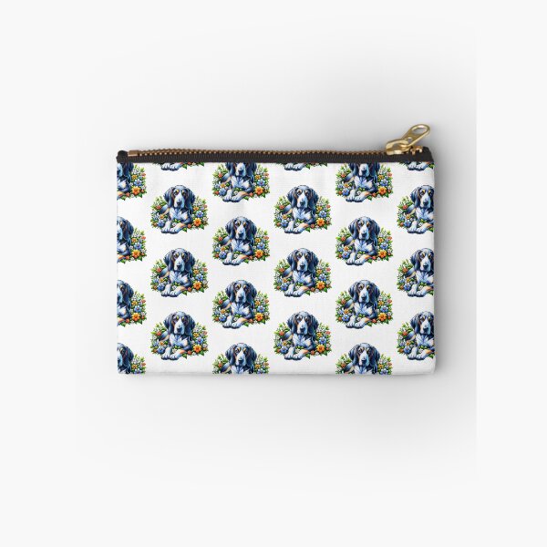 Item preview, Bluetick Coonhound Floral designed and sold by TheAnimalZ00.