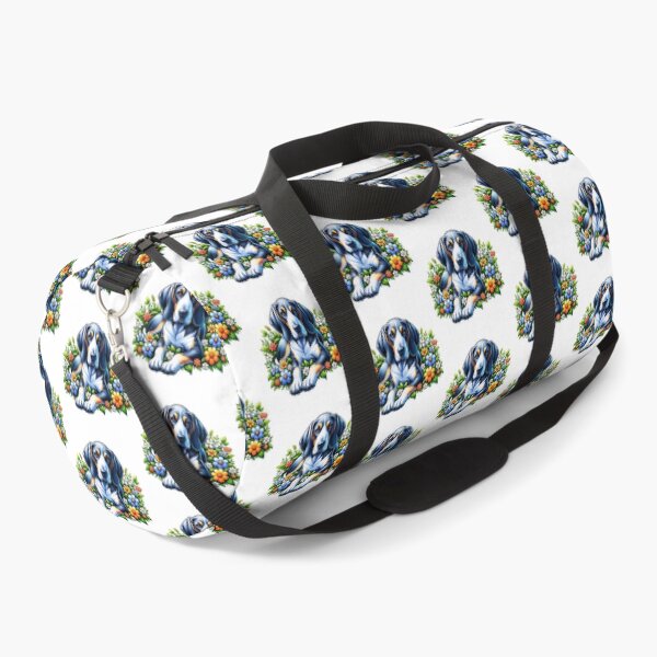 Item preview, Bluetick Coonhound Floral designed and sold by TheAnimalZ00.