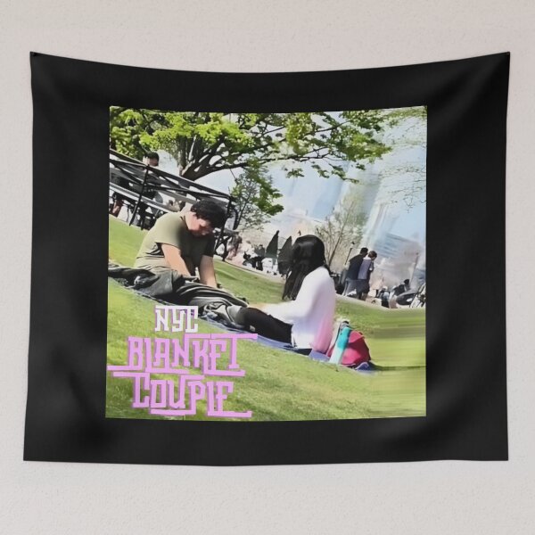 Item preview, nyc blanket couple meme 2024 designed and sold by cloudzer0000.