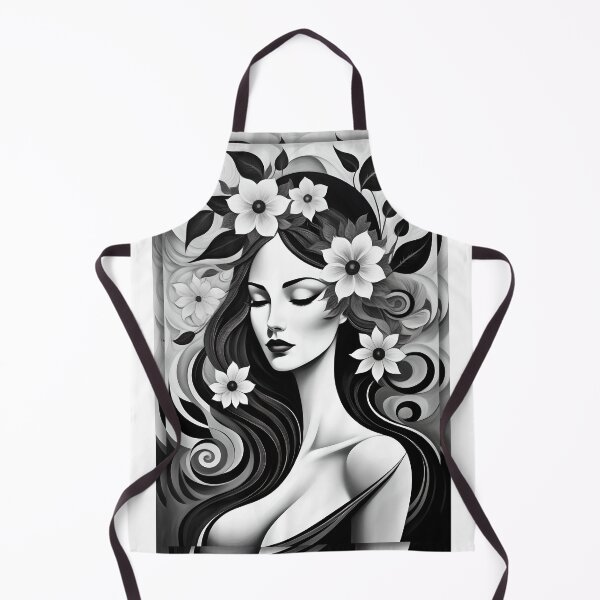 Item preview, Geometric chiaroscuro woman portrait, expressionist art designed and sold by lonelymoony.
