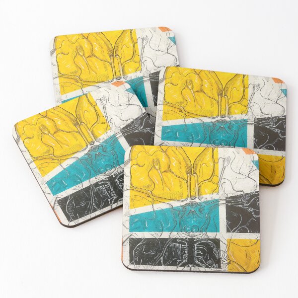 Item preview, Brain on geometric background   designed and sold by Amanda  Hernandez.