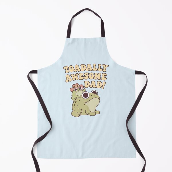 Item preview, Cute Toad And Child Toadally Awesome Dad Funny Pun designed and sold by rustydoodle.