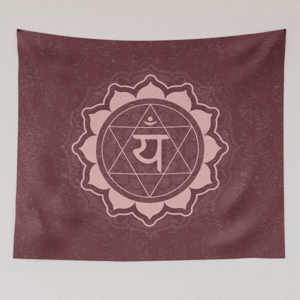 Item preview, Heart Chakra Mandala - Wine + Rose designed and sold by Irene Estelle.