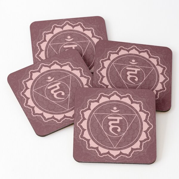 Item preview, Throat Chakra Mandala - Wine + Rose designed and sold by Irene Estelle.