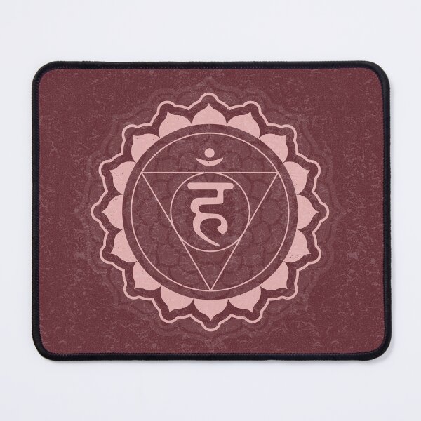 Item preview, Throat Chakra Mandala - Wine + Rose designed and sold by Irene Estelle.