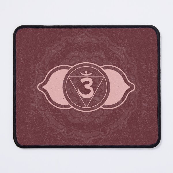 Item preview, Third Eye Chakra Mandala - Wine + Rose designed and sold by Irene Estelle.