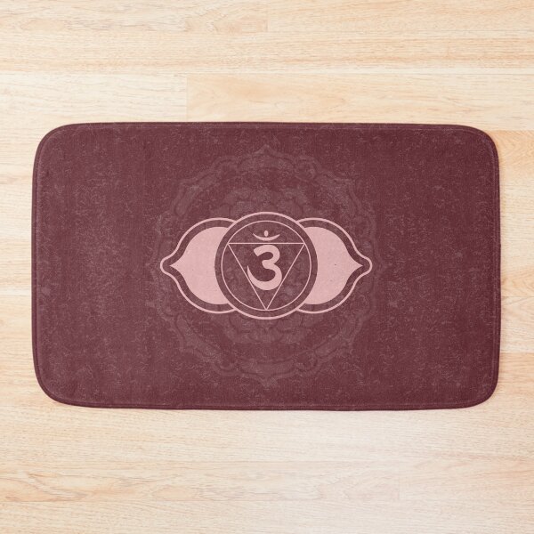 Item preview, Third Eye Chakra Mandala - Wine + Rose designed and sold by Irene Estelle.