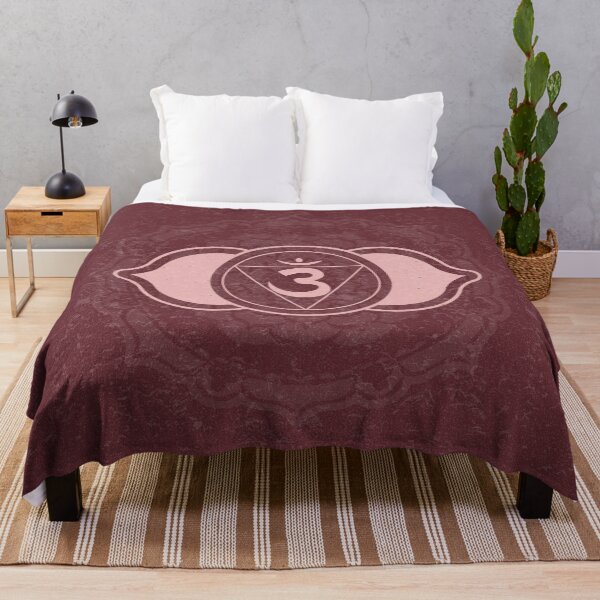 Item preview, Third Eye Chakra Mandala - Wine + Rose designed and sold by Irene Estelle.