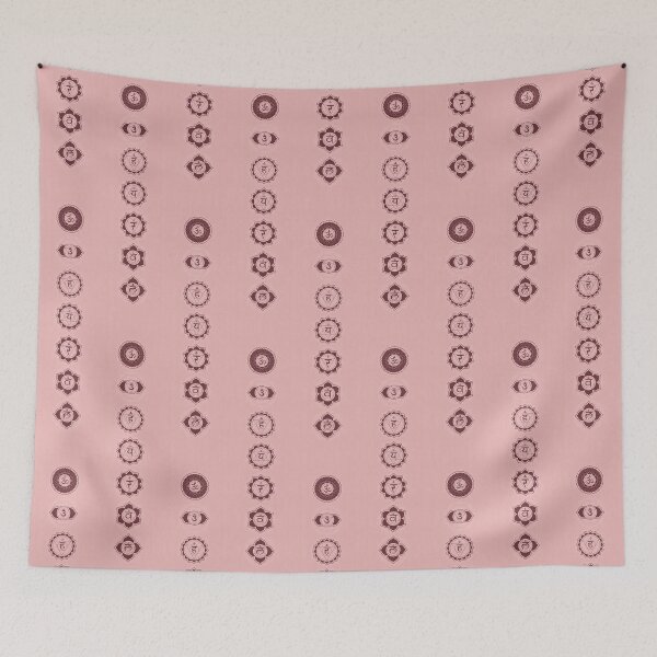 Item preview, The Seven Chakras - Rose + Wine designed and sold by Irene Estelle.