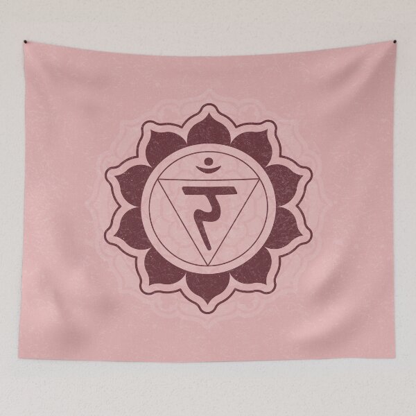 Item preview, Solar Plexus Chakra Mandala - Rose + Wine designed and sold by Irene Estelle.