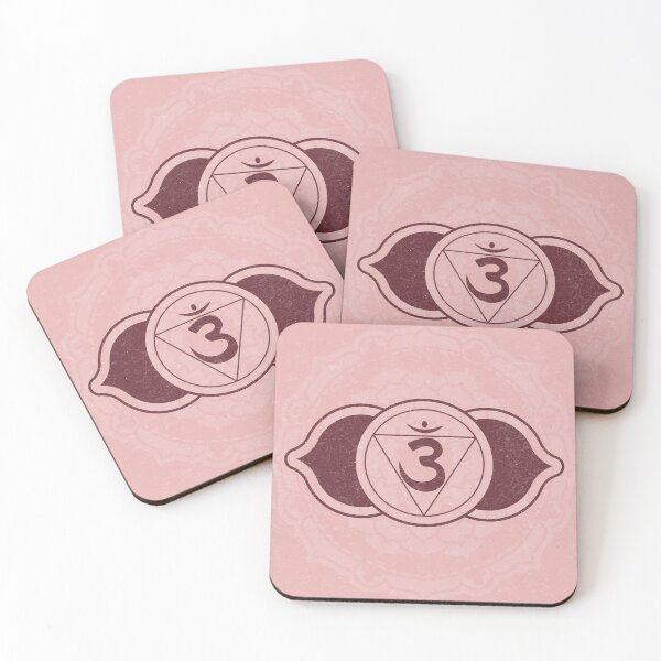 Item preview, Third Eye Chakra Mandala - Rose + Wine designed and sold by Irene Estelle.