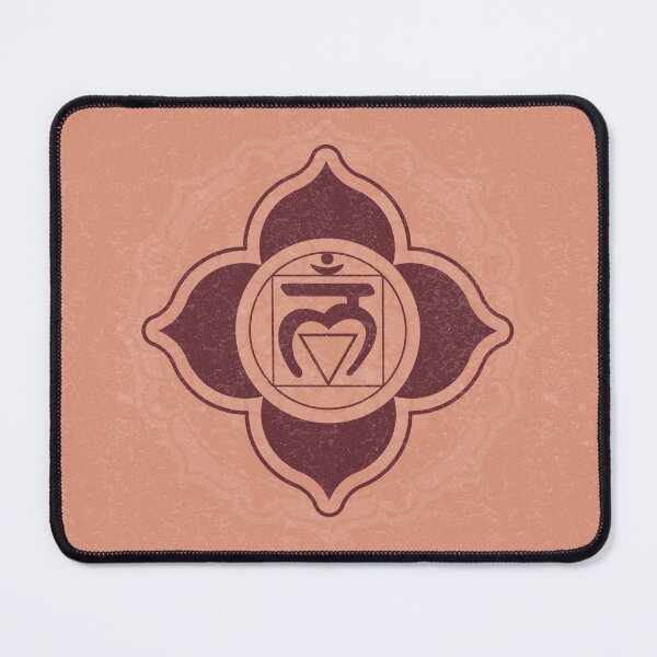 Item preview, Root Chakra Mandala - Coral + Wine designed and sold by Irene Estelle.