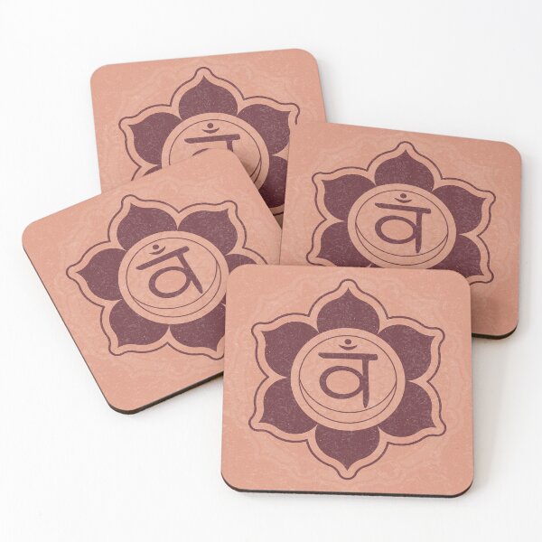 Item preview, Sacral Chakra Mandala - Coral + Wine designed and sold by Irene Estelle.