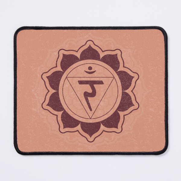 Item preview, Solar Plexus Chakra Mandala - Coral + Wine designed and sold by Irene Estelle.
