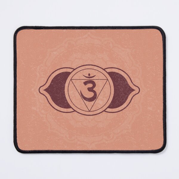 Item preview, Third Eye Chakra Mandala - Coral + Wine designed and sold by Irene Estelle.