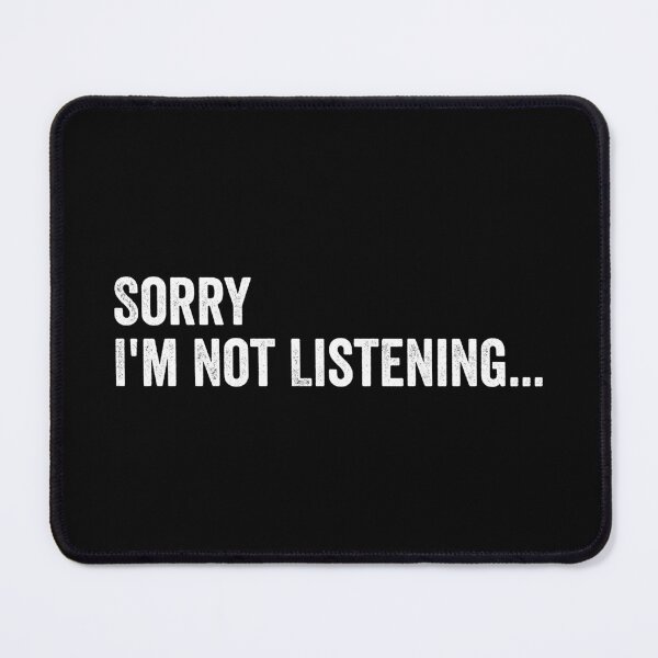 Item preview, Anti Social - Sorry I'm Not Listening designed and sold by kevzadevinca.