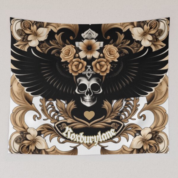 Item preview, Winged skull, Roxburylane logo  designed and sold by Roxburylane.