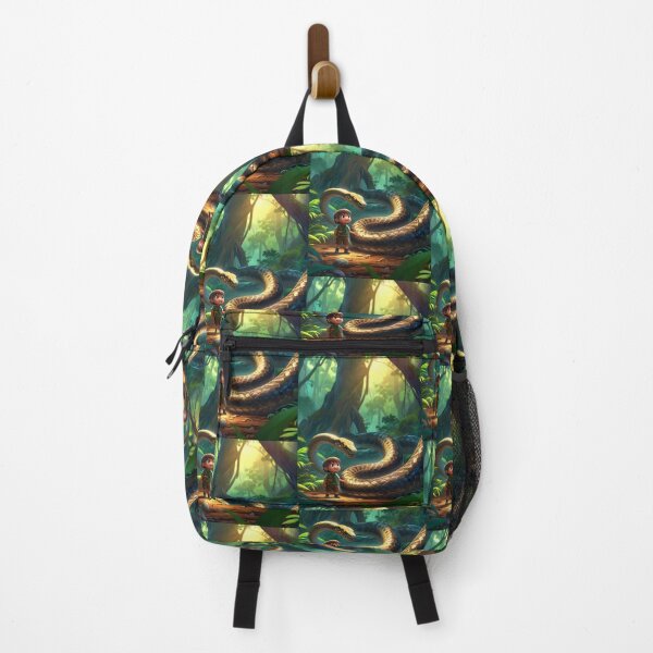 Item preview, Child and anaconda in the forest Brazil designed and sold by Astralia.