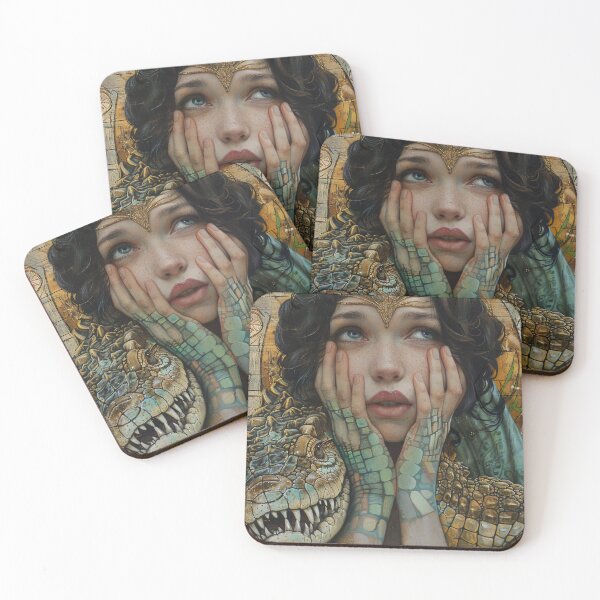 Item preview, Emerald Reverie: A Fusion of Flora and Fauna designed and sold by oanaunciuleanu.