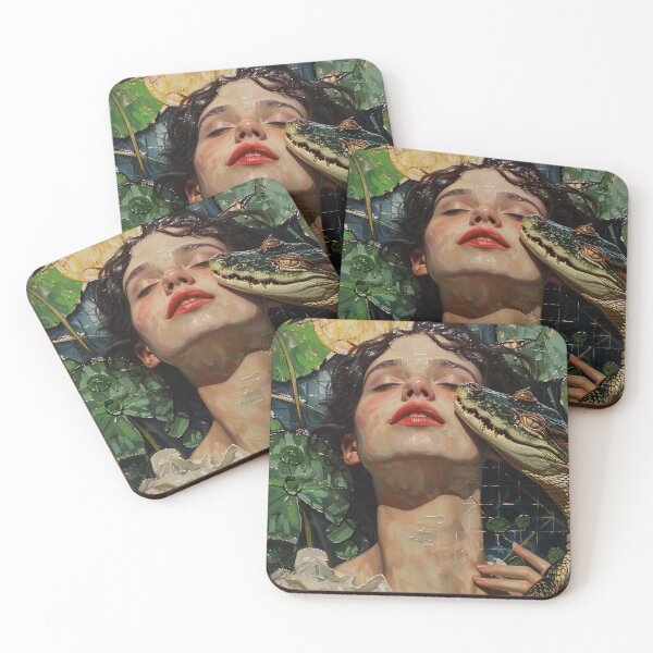 Item preview, Emerald Reverie: A Fusion of Flora and Fauna designed and sold by oanaunciuleanu.