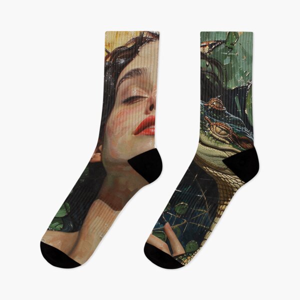 Item preview, Emerald Reverie: A Fusion of Flora and Fauna designed and sold by oanaunciuleanu.