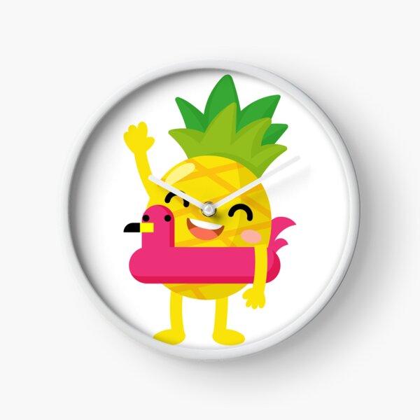 Item preview, Summer Pineapple swim beach colorful rubber rings designed and sold by NoeySmiley55.