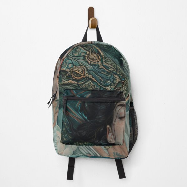 Item preview, Emerald Reverie: A Fusion of Flora and Fauna designed and sold by oanaunciuleanu.