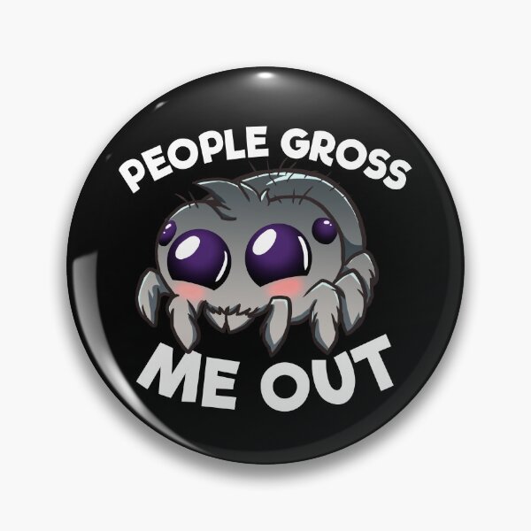 Item preview, People Gross Me Out Pet Spooder Arachnid Jumping Spider Gear designed and sold by DynamicDesign.