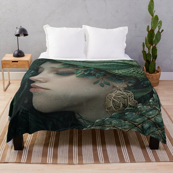 Item preview, Emerald Reverie: A Fusion of Flora and Fauna designed and sold by oanaunciuleanu.