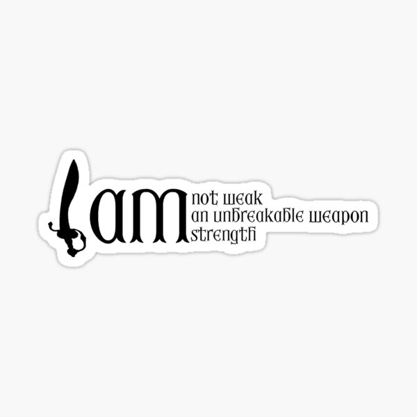 I Am Mantra Sticker