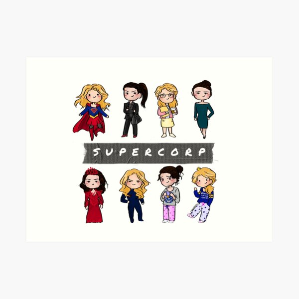 Supercorp Duck tape Art Print