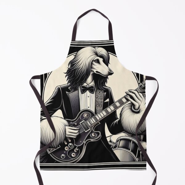 Item preview, Putting o the Ritz, Afghan hound, jazz musician designed and sold by Faerieglen.