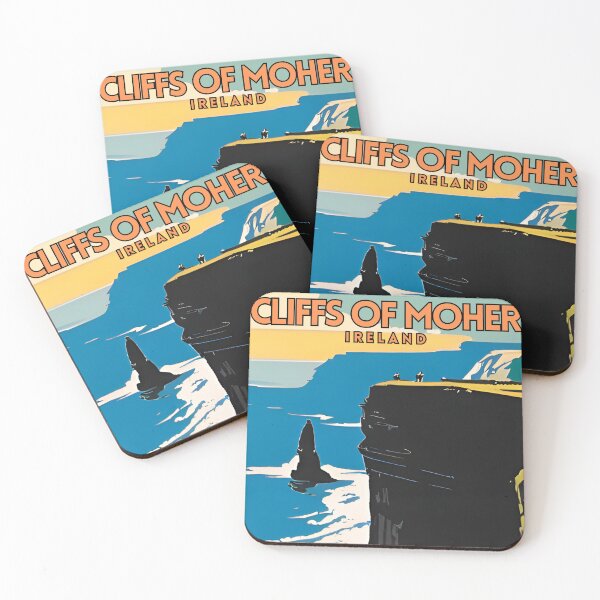 Item preview, Cliffs of Moher Vintage designed and sold by ZionPosteria.
