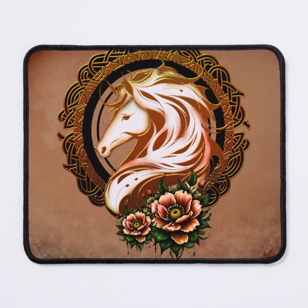 Item preview, The Elegant Horse Head Adorned with Flowers designed and sold by nicky2342.