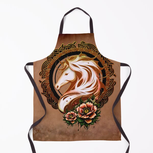 Item preview, The Elegant Horse Head Adorned with Flowers designed and sold by nicky2342.