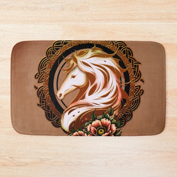 Item preview, The Elegant Horse Head Adorned with Flowers designed and sold by nicky2342.