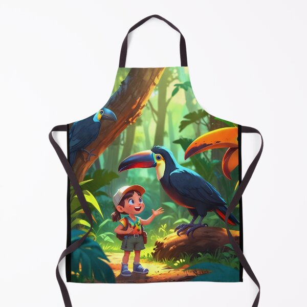 Item preview, Child and Toucan Amazon forest Brazil designed and sold by Astralia.