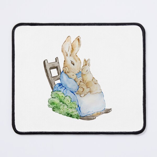 Item preview, Rabbits mom with cute little bunny designed and sold by SvetlanaArt.