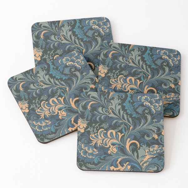 Item preview, William Morris, DarkBlue and LightBlue designed and sold by decorwonders.