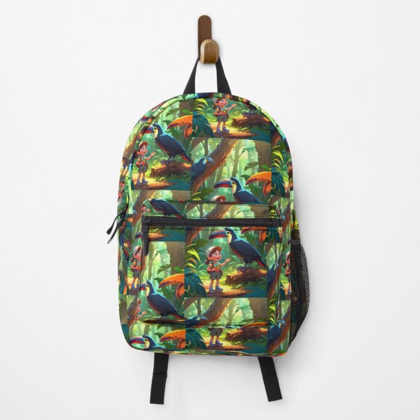 Item preview, Child and Toucan Amazon forest Brazil designed and sold by Astralia.