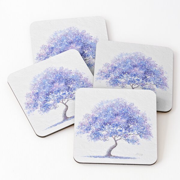 Item preview, The Purple Jacaranda Tree painting designed and sold by MatsonArtDesign.